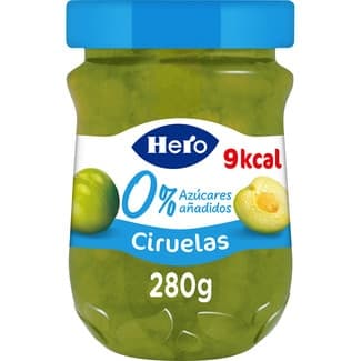 Confitura ciruelas 0% azúcares añadidos frasco 280 g -