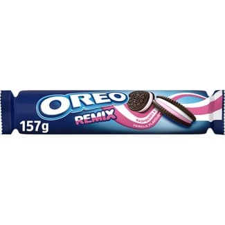Remix galletas rellenas de frambuesa y vainilla paquete 157 g -