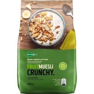 Muesli crujiente con frutas estuche 500 g -