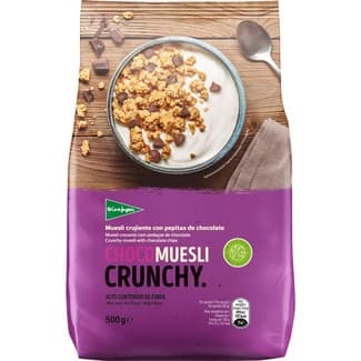 Muesli crujiente con pepitas de chocolate estuche 500 g -