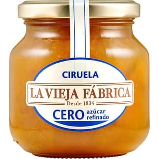 Cero mermelada de ciruela cero azúcar refinado frasco 280 g -