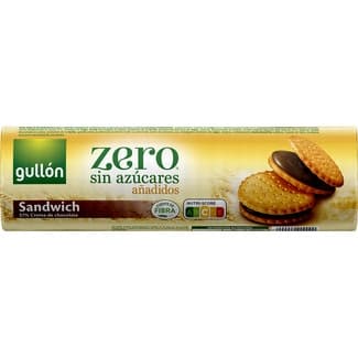 Galletas sandwich con 37% de chocolate sin azúcares añadidos paquete 250 g -