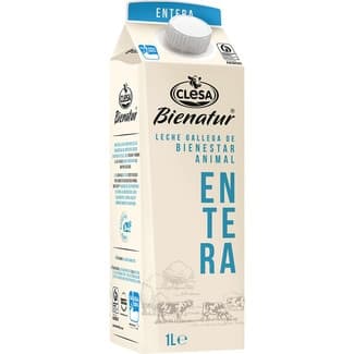 Leche entera gallega brik 1 l -