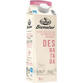 Leche desnatada gallega brik 1 l -