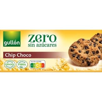 Galletas Chip Choco con pepitas de chocolate sin azúcares paquete 125 g -