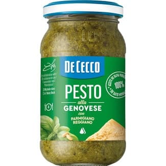 Salsa pesto alla genovese con parmigiano reggiano frasco 190 g -