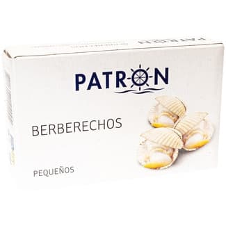 Berberechos al natural pequeños lata 63 g neto escurrido -