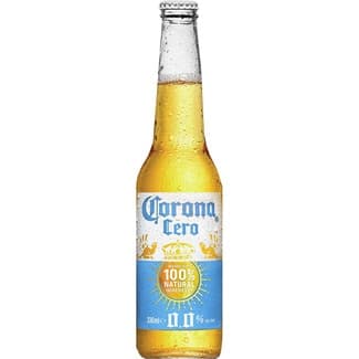 Cerveza rubia mejicana sin alcohol botella 33 cl -