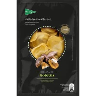 Pasta fresca soles al huevo rellena de boletus envase 250 g -