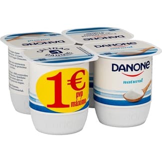 Yogur natural pack 4 unidades 120 g -