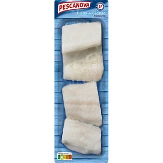 Filetes de bacalao estuche 400 g neto escurrido -