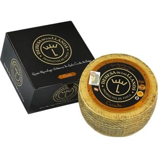 Queso curado de oveja elaborado con leche cruda DOP Queso Manchego peso aproximado pieza 3 kg en caja de regalo -