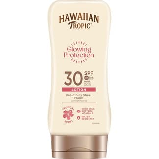 Glowing Protection loción solar protectora SPF-30 aroma tropical frasco 180 ml resistente al agua -