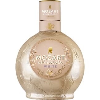 Licor de crema de chocolate blanco y vainilla botella 50 cl -