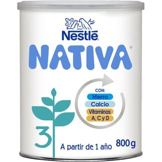 3 leche infantil de crecimiento desde 12 meses sin aceite de palma lata 800 g -