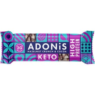 Keto barrita proteica de avellana crujiente y cacao unidad 45 g -