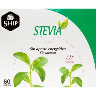 Stevia 0% calorias sin lactosa envase 60 sobres -