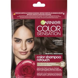 Tinte temporal sin amoniaco Color Shampoo Retouch Castaño sobre 1 unidad -