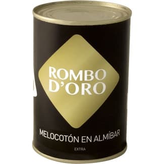 Melocotón en almíbar en mitades lata 240 g neto escurrido -