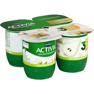 Bífidus con trozos de pera pack 4 unidades 120 g -