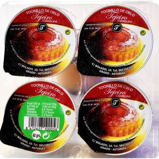 Tocinillo de cielo pack 4 unidades envase 60 g -