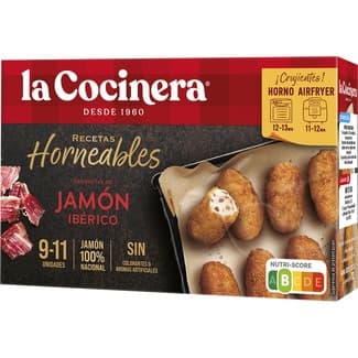 Recetas Horneables croquetas de jamón ibérico estuche 340 g -