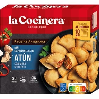 Mini empanadillas de atún 30 unidades estuche 450 g -