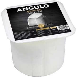 Queso fresco de Burgos mezcla duro de autor bajo en sal peso aproximado pieza 2 kg -