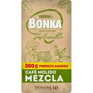 Café molido mezcla de cultivo sostenible de intensidad 10 paquete 500 g -