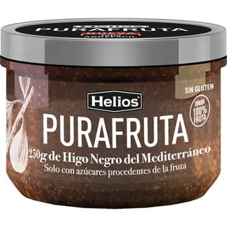 Mermelada de higo negro del Mediterráneo sin gluten frasco 250 g solo con azúcares procedentes de la fruta -