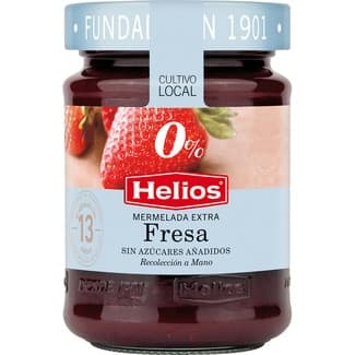 Mermelada extra de fresa sin azúcares añadidos frasco 280 g -