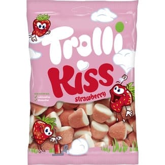 Kiss caramelos de goma sabor fresa sin gluten y sin lactosa bolsa 100 g -