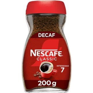 Café soluble descafeinado intensidad 7 frasco 200 g -