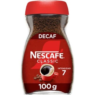 Café soluble descafeinado intensidad 7 frasco 100 g -