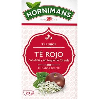 Té rojo con anís y un toque de ciruela estuche 20 bolsitas -