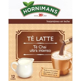 Té latte ultra intenso instantáneo estuche 12 bolsitas -