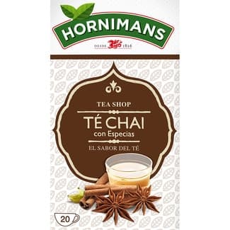 Té chai con especias estuche 20 bolsitas -