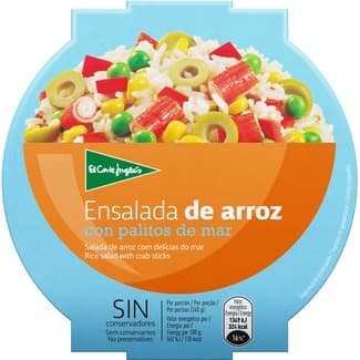 Ensalada de arroz con palitos de mar bol 240 g -