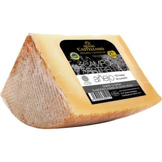 Queso añejo de oveja elaborado con leche cruda IGP Queso Castellano pieza 500 g curación mínima 12 meses -