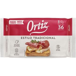 Pan tostado estilo tradicional 36 rebanadas paquete 320 g -
