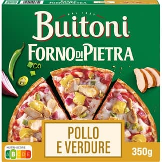 Pizza de pollo y verdura estuche 350 g -