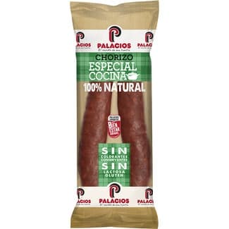 Chorizo especial cocina 100% natural sin gluten sin lactosa pieza 225 g -