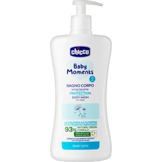 Gel de baño infantil Baby Moments con calendula y glicerina dosificador 500 ml -