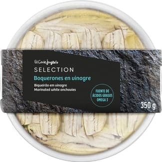 Boquerones en vinagre tarrina 350 g neto escurrido -