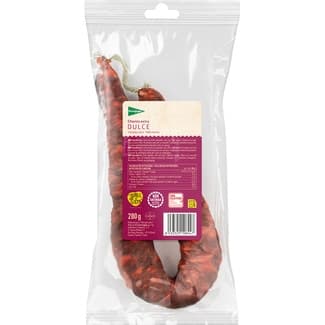 Chorizo dulce extra sin gluten sin lactosa pieza 280 g -