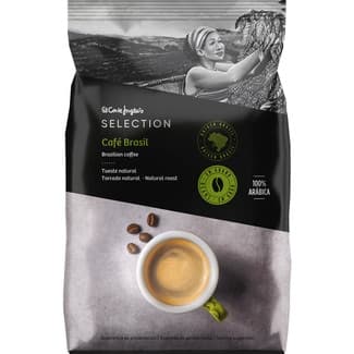 Café en grano tueste natural 100% arábica Brasil bolsa 500 g -