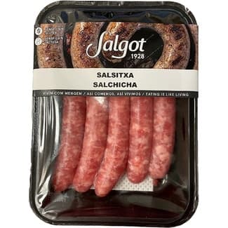 Salchichas frescas con pimienta sin gluten y sin lactosa bandeja 240 g -