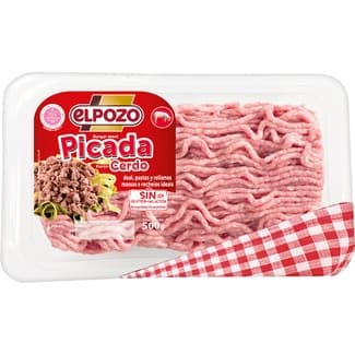 Preparado de carne picada burger meat de cerdo sin gluten y sin lactosa bandeja 500 g -