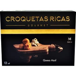 Gourmet croquetas de queso azul 100% caseras estuche 300 g -