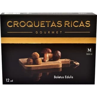 Gourmet croquetas de boletus edulis 100% caseras estuche 300 g -